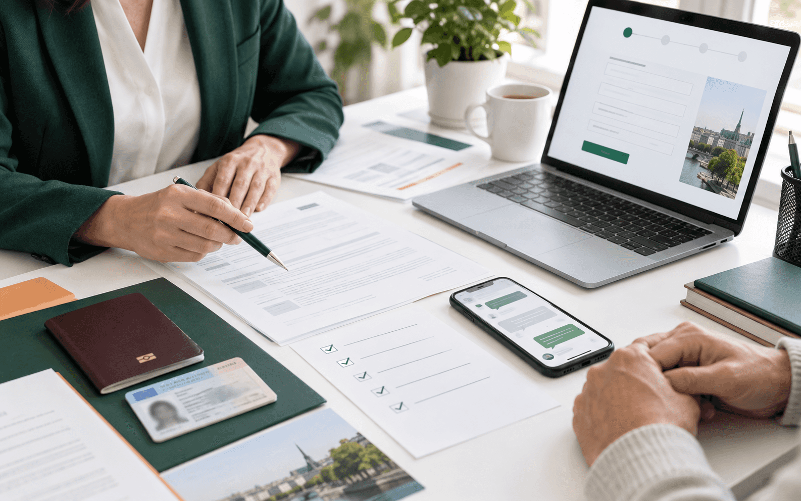 Accompagnement administratif en groupe